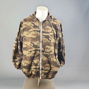 Cactus Man - Men's Lightweight Hooded Jacket - Camo - Size XL
